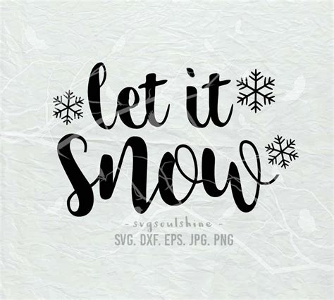 Download Let it Snow SVG Cut Files Creativefabrica